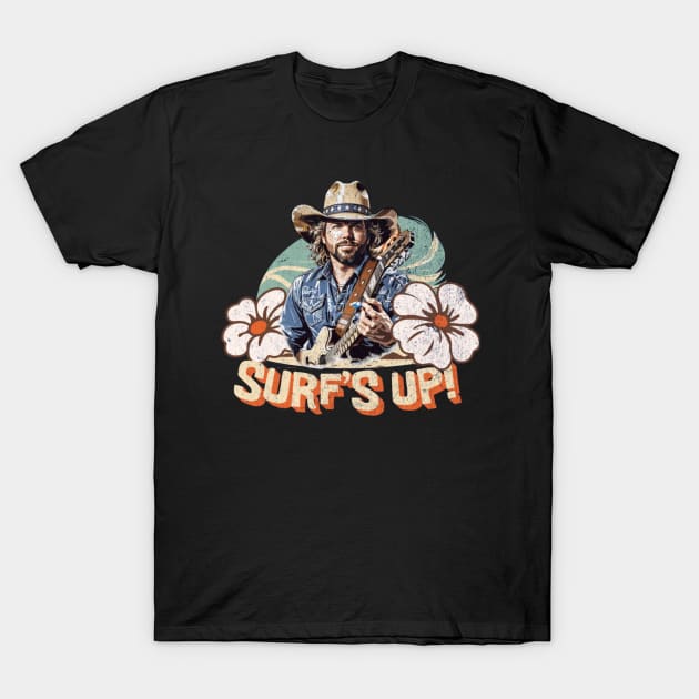 surf's up //flower v4 T-Shirt by jekoba